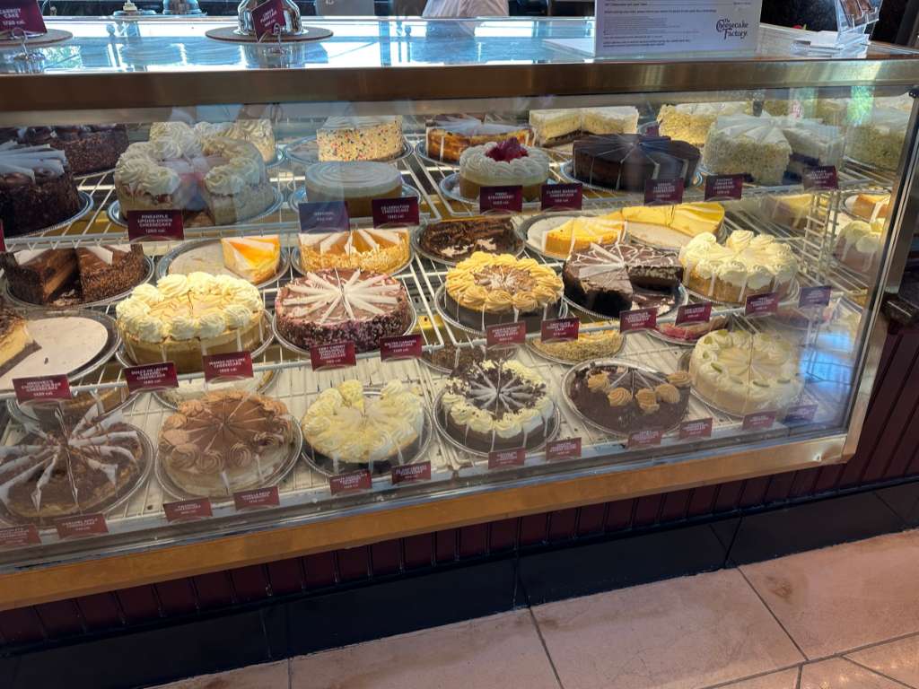 Cheesecake Factory in Southlake - The Cheesecakes!