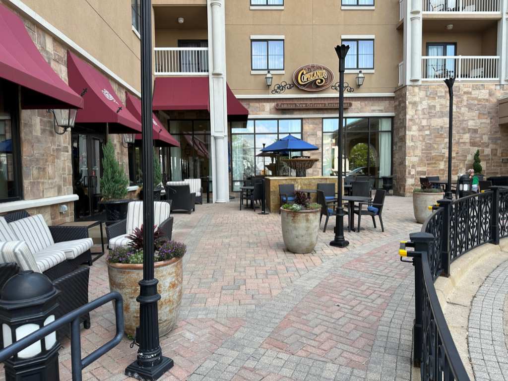 The patio at Copeland's in Southlake - Kenneth Holland