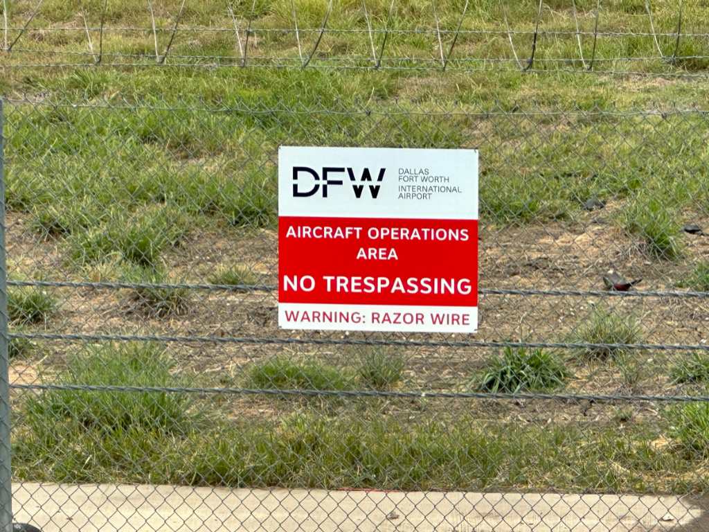 No Trespass into DFW - Founders Plaza - Kenneth Holland